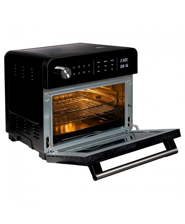 ESTIA ΦΡΙΤΕΖΑ ΑΕΡΟΣ - ΦΟΥΡΝΑΚΙ TITAN CHEF 1700w 23lt ΜΕ 9 ΠΡΟΓΡΑΜΜΑΤΑ ΜΑΓΕΙΡΕΜΑΤΟΣ ΝΕΕΣ ΑΦΙΞΕΙΣ