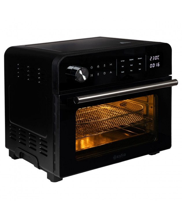 ESTIA ΦΡΙΤΕΖΑ ΑΕΡΟΣ - ΦΟΥΡΝΑΚΙ TITAN CHEF 1700w 23lt ΜΕ 9 ΠΡΟΓΡΑΜΜΑΤΑ ΜΑΓΕΙΡΕΜΑΤΟΣ ΝΕΕΣ ΑΦΙΞΕΙΣ