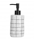 ESTIA ΑΝΤΛΙΑ ΣΑΠΟΥΝΙΟΥ CAGE ΚΕΡΑΜΙΚΗ 400ml 7.5x18cm Δοχείο Κρεμοσάπουνου