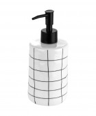 ESTIA ΑΝΤΛΙΑ ΣΑΠΟΥΝΙΟΥ CAGE ΚΕΡΑΜΙΚΗ 400ml 7.5x18cm Δοχείο Κρεμοσάπουνου