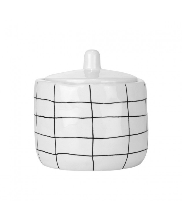 ESTIA ΔΟΧΕΙΟ ΓΙΑ ΒΑΜΒΑΚΙ CAGE ΚΕΡΑΜΙΚΟ 11x11cm Βαμβακοθήκες