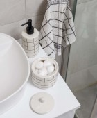 ESTIA ΔΟΧΕΙΟ ΓΙΑ ΒΑΜΒΑΚΙ CAGE ΚΕΡΑΜΙΚΟ 11x11cm Βαμβακοθήκες