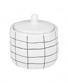 ESTIA ΔΟΧΕΙΟ ΓΙΑ ΒΑΜΒΑΚΙ CAGE ΚΕΡΑΜΙΚΟ 11x11cm Βαμβακοθήκες