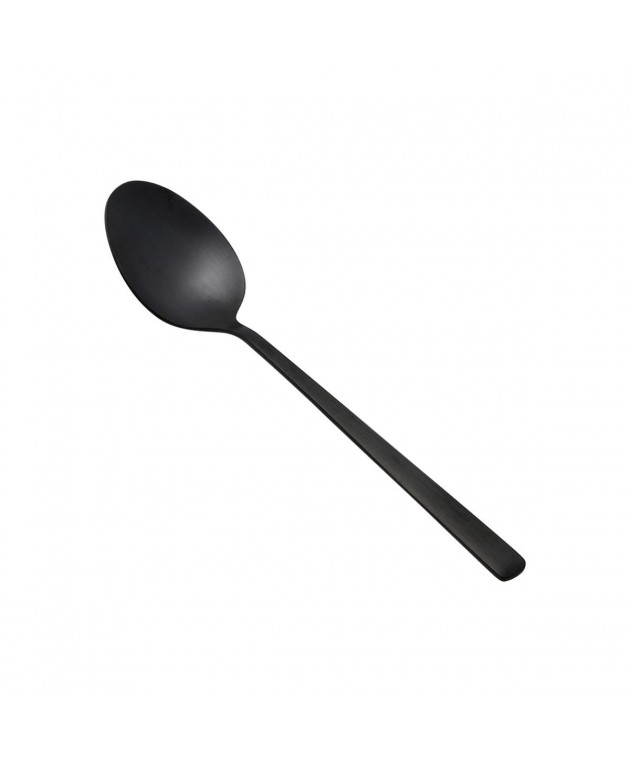 ESTIA ΚΟΥΤΑΛΙ ΓΛΥΚΟΥ PRESTIGE BLACK ΑΝΟΞΕΙΔΩΤΟ ΑΤΣΑΛΙ 18/0 ΜΑΥΡΟ MAT Μαχαιροπίρουνα