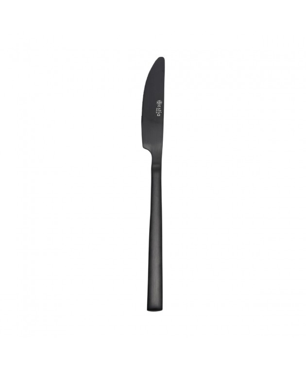 ESTIA ΜΑΧΑΙΡΙ ΦΑΓΗΤΟΥ PRESTIGE BLACK ΑΝΟΞΕΙΔΩΤΟ ΑΤΣΑΛΙ 18/0 ΜΑΥΡΟ MAT Μαχαιροπίρουνα