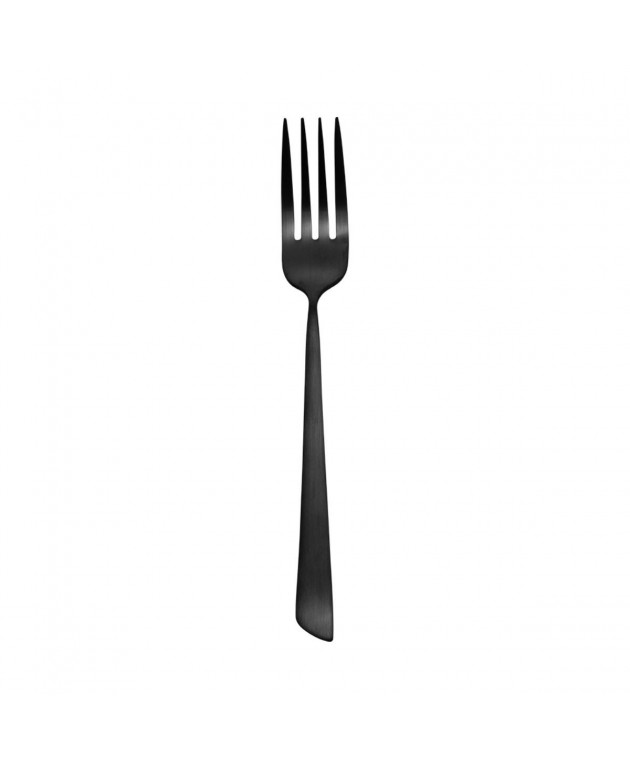 ESTIA ΠΙΡΟΥΝΙ ΦΑΓΗΤΟΥ EDGE BLACK ΑΝΟΞΕΙΔΩΤΟ ΑΤΣΑΛΙ 18/0 ΜΑΥΡΟ MAT Μαχαιροπίρουνα