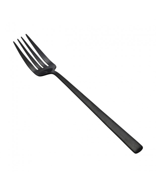 ESTIA ΠΙΡΟΥΝΙ ΦΑΓΗΤΟΥ PRESTIGE BLACK ΑΝΟΞΕΙΔΩΤΟ ΑΤΣΑΛΙ 18/0 ΜΑΥΡΟ MAT Μαχαιροπίρουνα