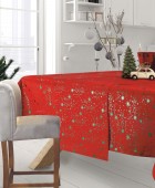 DAS HOME 0574 CHRISTMAS ΤΡΑΠΕΖΟΜΑΝΤΗΛΟ 140Χ180 ΚΟΚΚΙΝΟ, ΠΡΑΣΙΝΟ Τραπεζομάντηλα Χριστουγεννιάτικα