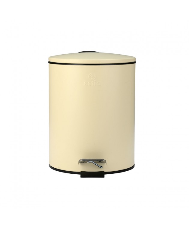 ESTIA ΧΑΡΤΟΔΟΧΕΙΟ ΜΠΑΝΙΟΥ CLASSIC SOFT CLOSE 5lt ΜΑΤ IVORY Καλάθια Απορριμμάτων