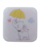 NLT 82 ΦΩΤΑΚΙ ΝΥΚΤΟΣ ΕΛΕΦΑΝΤΑΣ ΜΕ ΟΜΠΡΕΛΑ LED 0.5W Φωτάκια Νυκτός