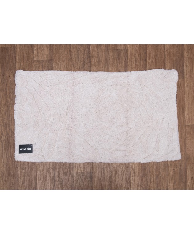 Ταπέτο 60x100 Rose 1 White Πατάκια Mπάνιου