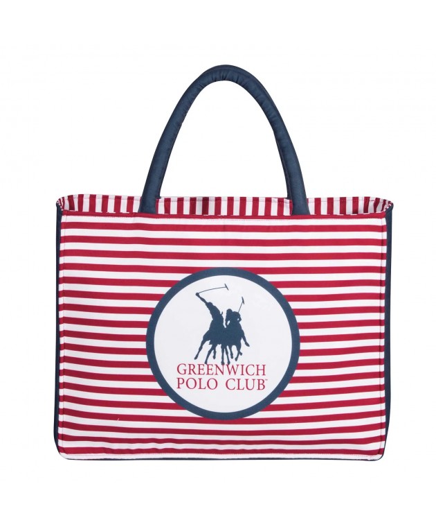 GREENWICH POLO CLUB ΤΣΑΝΤΑ ΘΑΛΑΣΣΗΣ 46X36 ESSENTIAL 4027 BLUE, RED Τσάντες Θαλάσσης