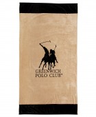 GREENWICH POLO CLUB ΠΕΤΣΕΤΑ ΘΑΛΑΣΣΗΣ 90Χ170 4046 BLACK, TAUPE Πετσέτες Θαλάσσης Ενηλίκων