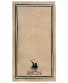 GREENWICH POLO CLUB ΠΕΤΣΕΤΑ ΘΑΛΑΣΣΗΣ 90Χ170 4050 BLACK, TAUPE Πετσέτες Θαλάσσης Ενηλίκων