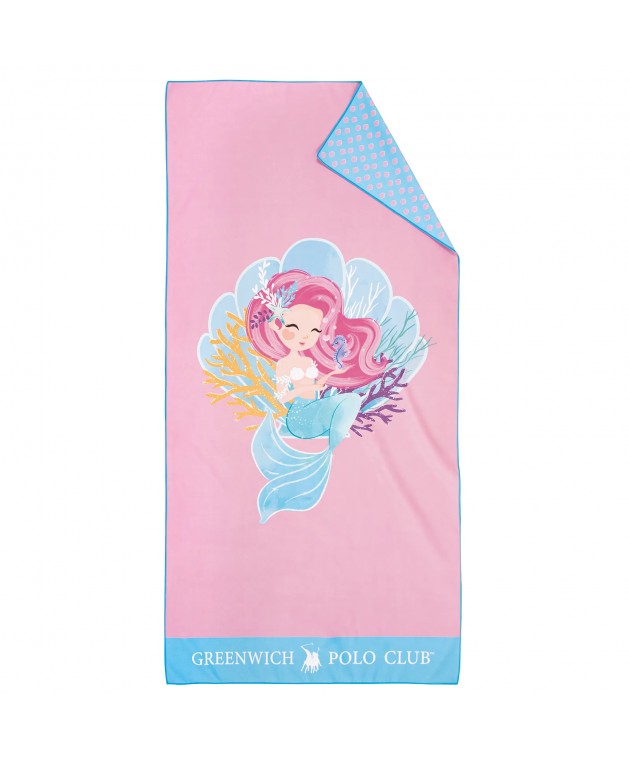 GREENWICH POLO CLUB JUNIOR ΠΕΤΣΕΤΑ ΘΑΛΑΣΣΗΣ 70Χ140 4041 LIGHT BLUE, PINK Πετσέτες Θαλάσσης Ενηλίκων
