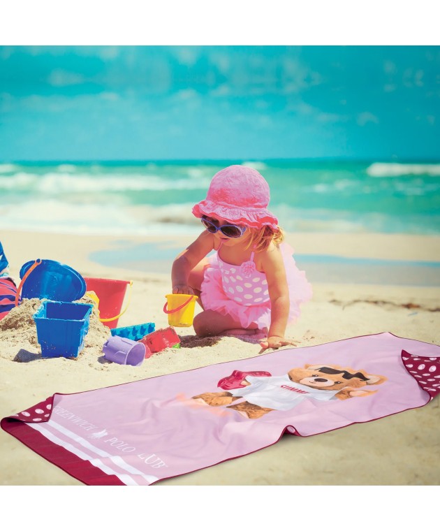 GREENWICH POLO CLUB JUNIOR ΠΕΤΣΕΤΑ ΘΑΛΑΣΣΗΣ 70Χ140 4039 FUSCHIA, PINK Πετσέτες Θαλάσσης Παιδικές