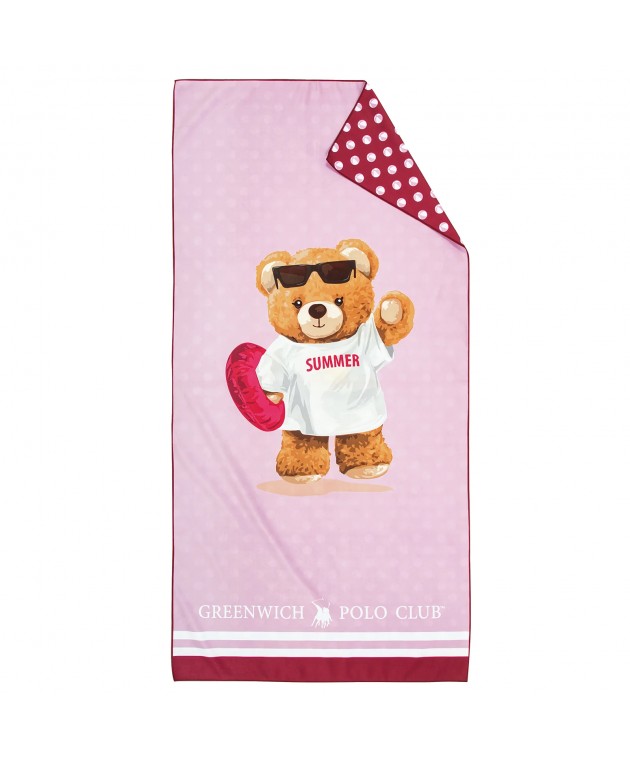 GREENWICH POLO CLUB JUNIOR ΠΕΤΣΕΤΑ ΘΑΛΑΣΣΗΣ 70Χ140 4039 FUSCHIA, PINK Πετσέτες Θαλάσσης Παιδικές