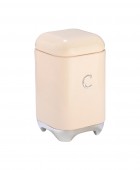 ESTIA ΔΟΧΕΙΟ ΓΙΑ ΚΑΦΕ EPOQUE ΜΕΤΑΛΛΙΚΟ 11x18.8cm ΚΡΕΜ Δοχεία Ζάχαρης/Καφέ