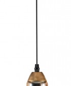 PDA 1258 B 1/Φ  ΓΥΑΛΙ ΚΟΝΤΟ ΜΠΟΜΠΕ ΜΕΛΙ 1xE-27 40W ΦΩΤΙΣΤΙΚΑ ΟΡΟΦΗΣ