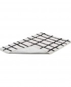 ESTIA ΤΑΠΕΤΟ ΜΠΑΝΙΟΥ CAGE 40x60cm 100% ΜΙΚΡΟΪΝΕΣ ΓΚΡΙ-ΜΑΥΡΟ Πατάκια Mπάνιου