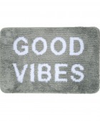 ESTIA ΤΑΠΕΤΟ ΜΠΑΝΙΟΥ GOOD VIBES 40x60cm 100% ΜΙΚΡΟΪΝΕΣ ΜΕΝΤΑ Πατάκια Mπάνιου