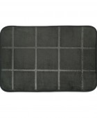 ESTIA ΤΑΠΕΤΟ ΜΠΑΝΙΟΥ TILES 40x60cm ΜΑΥΡΟ Πατάκια Mπάνιου
