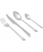 ESTIA ΣΕΤ ΜΑΧΑΙΡΟΠΙΡΟΥΝΑ EDGE SILVER ΑΝΟΞΕΙΔΩΤΟ ΑΤΣΑΛΙ 18/0 MAT 24 ΤΕΜ. Μαχαιροπίρουνα