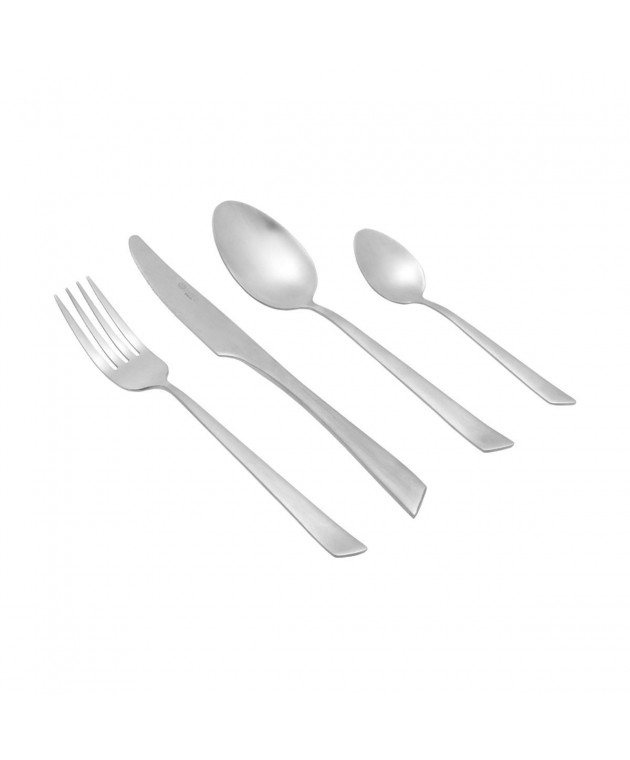 ESTIA ΣΕΤ ΜΑΧΑΙΡΟΠΙΡΟΥΝΑ EDGE SILVER ΑΝΟΞΕΙΔΩΤΟ ΑΤΣΑΛΙ 18/0 MAT 24 ΤΕΜ. Μαχαιροπίρουνα