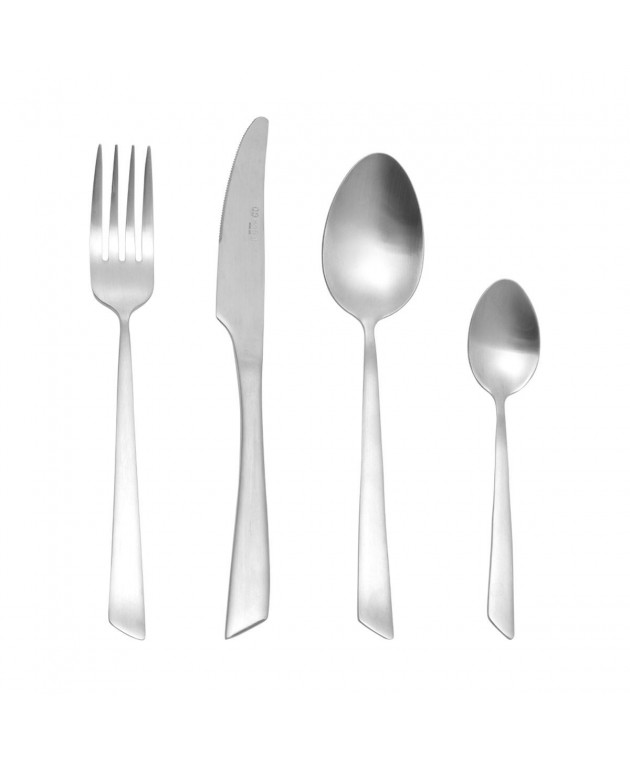 ESTIA ΣΕΤ ΜΑΧΑΙΡΟΠΙΡΟΥΝΑ EDGE SILVER ΑΝΟΞΕΙΔΩΤΟ ΑΤΣΑΛΙ 18/0 MAT 24 ΤΕΜ. Μαχαιροπίρουνα