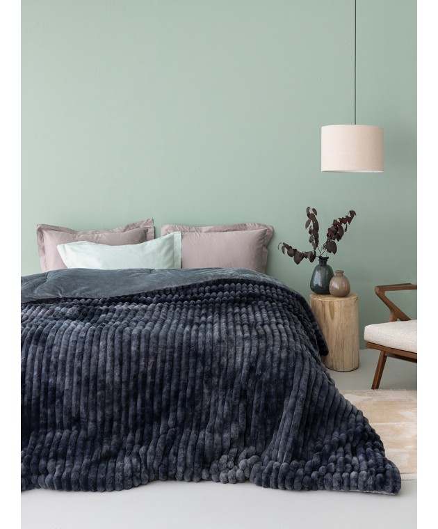 Κουβερτοπάπλωμα Υπέρδιπλο 220x240 TIDI/2 GREY Κουβερτοπαπλώματα  Υπέρδιπλα