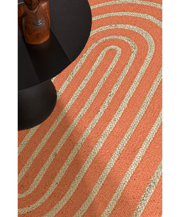 Χαλί Maya Terra Oval 140x210 Μοντέρνα Χαλιά