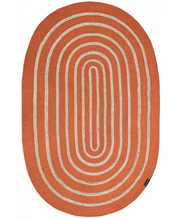 Χαλί Maya Terra Oval 140x210 Μοντέρνα Χαλιά