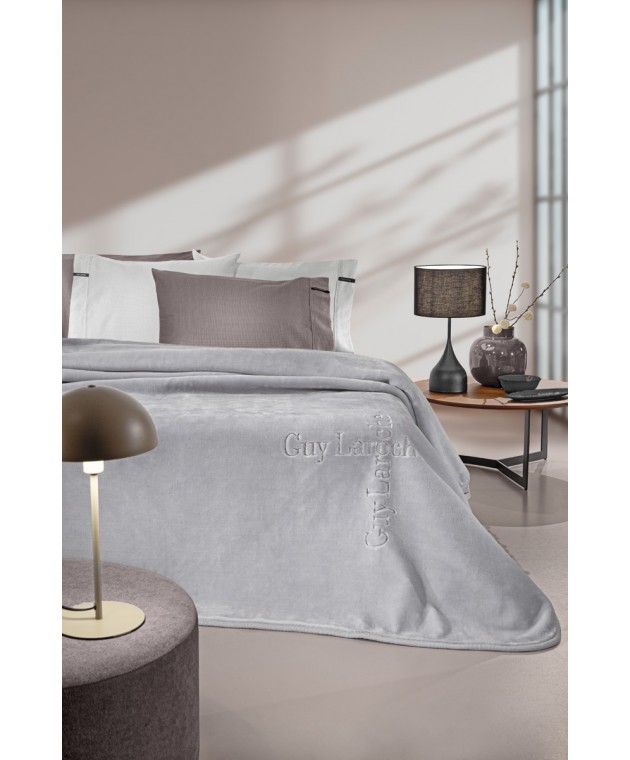 Κουβέρτα Logo Silver 220x240 Κουβέρτες Βελουτέ Υπέρδιπλες