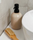 ESTIA ΑΝΤΛΙΑ ΣΑΠΟΥΝΙΟΥ SATIN ΚΕΡΑΜΙΚΗ 360ml 7.5x13cm Δοχείο Κρεμοσάπουνου