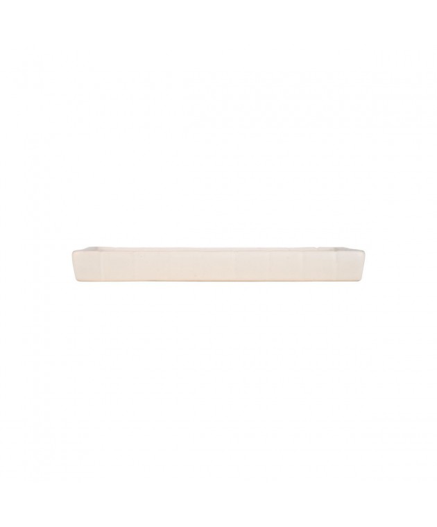 ESTIA ΔΙΣΚΟΣ ΜΠΑΝΙΟΥ TILES ΚΕΡΑΜΙΚΟΣ 20x10x2cm ΛΕΥΚΟΣ Διακοσμητικά Καλάθια-Κουτιά