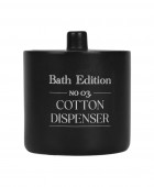 ESTIA ΔΟΧΕΙΟ ΓΙΑ ΒΑΜΒΑΚΙ MYST STONEWARE ΜΑΥΡΟ 02-26875 Βαμβακοθήκες