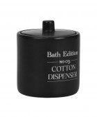 ESTIA ΔΟΧΕΙΟ ΓΙΑ ΒΑΜΒΑΚΙ MYST STONEWARE ΜΑΥΡΟ 02-26875 Βαμβακοθήκες