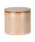 ESTIA ΔΟΧΕΙΟ ΓΙΑ ΒΑΜΒΑΚΙ SATIN ΚΕΡΑΜΙΚΟ 8.5x8.5x9cm Βαμβακοθήκες