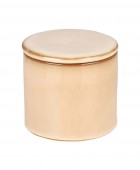 ESTIA ΔΟΧΕΙΟ ΓΙΑ ΒΑΜΒΑΚΙ SATIN ΚΕΡΑΜΙΚΟ 8.5x8.5x9cm Βαμβακοθήκες