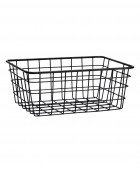 ESTIA ΚΑΛΑΘΙ ΟΡΓΑΝΩΣΗΣ ΜΕΤΑΛΛΙΚΟ 22x16x12cm ΜΑΥΡΟ Κουτιά/Καλάθια Οργάνωσης