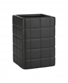 ESTIA ΠΟΤΗΡΑΚΙ ΜΠΑΝΙΟΥ TILES ΚΕΡΑΜΙΚΟ 7.5x11cm ΜΑΥΡΟ 02-27704 Ποτήρια  Οδοντόβουρτσας