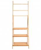 ESTIA ΡΑΦΙΕΡΑ ΔΑΠΕΔΟΥ ΟΡΓΑΝΩΣΗΣ ΒΑΜΒΟΟ ESSENTIALS ΜΕ 3 ΡΑΦΙΑ ΦΥΣΙΚΟ ΧΡΩΜΑ 02-27490 Ραφιέρες