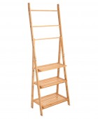 ESTIA ΡΑΦΙΕΡΑ ΔΑΠΕΔΟΥ ΟΡΓΑΝΩΣΗΣ ΒΑΜΒΟΟ ESSENTIALS ΜΕ 3 ΡΑΦΙΑ ΦΥΣΙΚΟ ΧΡΩΜΑ 02-27490 Ραφιέρες