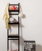 ESTIA ΡΑΦΙΕΡΑ ΔΑΠΕΔΟΥ ΟΡΓΑΝΩΣΗΣ ΒΑΜΒΟΟ ΜΕ 4 ΡΑΦΙΑ ΜΑΥΡΗ 02-27506 Ραφιέρες