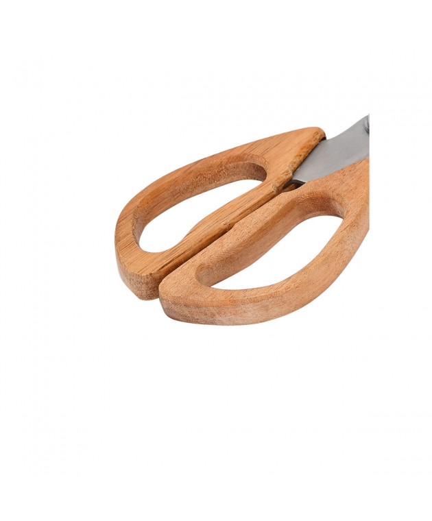 ESTIA ΨΑΛΙΔΙ ΚΟΥΖΙΝΑΣ ALLURE ΑΝΟΞΕΙΔΩΤΟ ΑΤΣΑΛΙ ΜΕ ΞΥΛΙΝΗ ΛΑΒΗ Ψαλίδια