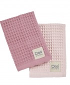 DAS HOME ΣΕΤ ΠΟΤΗΡΟΠΑΝΑ 2ΤΜΧ 40Χ60 0803 NUDE, PINK Ποτηρόπανα