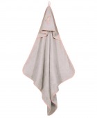GREENWICH POLO CLUB ΚΑΠΑ ΒΑΒΥ ESSENTIAL 8853 GREY, PINK 80Χ80 Βρεφικές Κάπες