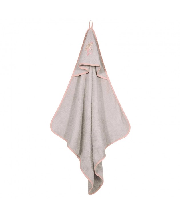 GREENWICH POLO CLUB ΚΑΠΑ ΒΑΒΥ ESSENTIAL 8853 GREY, PINK 80Χ80 Βρεφικές Κάπες
