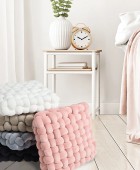 DAS HOME ΔΙΑΚΟΣΜΗΤΙΚΟ ΜΑΞΙΛΑΡΙ 40X40 2285 WHITE Με γέμιση
