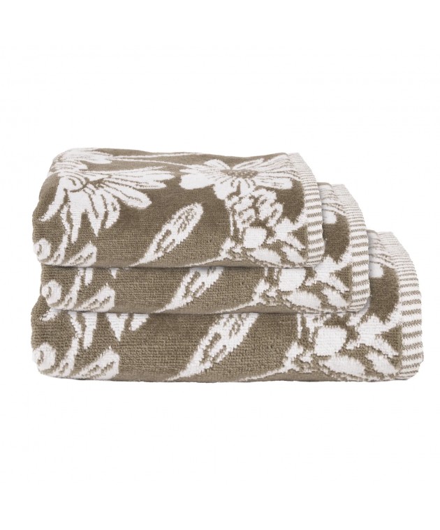 DAS HOME ΣΕΤ ΠΕΤΣΕΤΕΣ 3ΤΕΜΑΧΙΑ DAILY 0799 TAUPE Σετ πετσέτες Mπάνιου